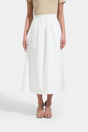 Linen A-Line Skirt
