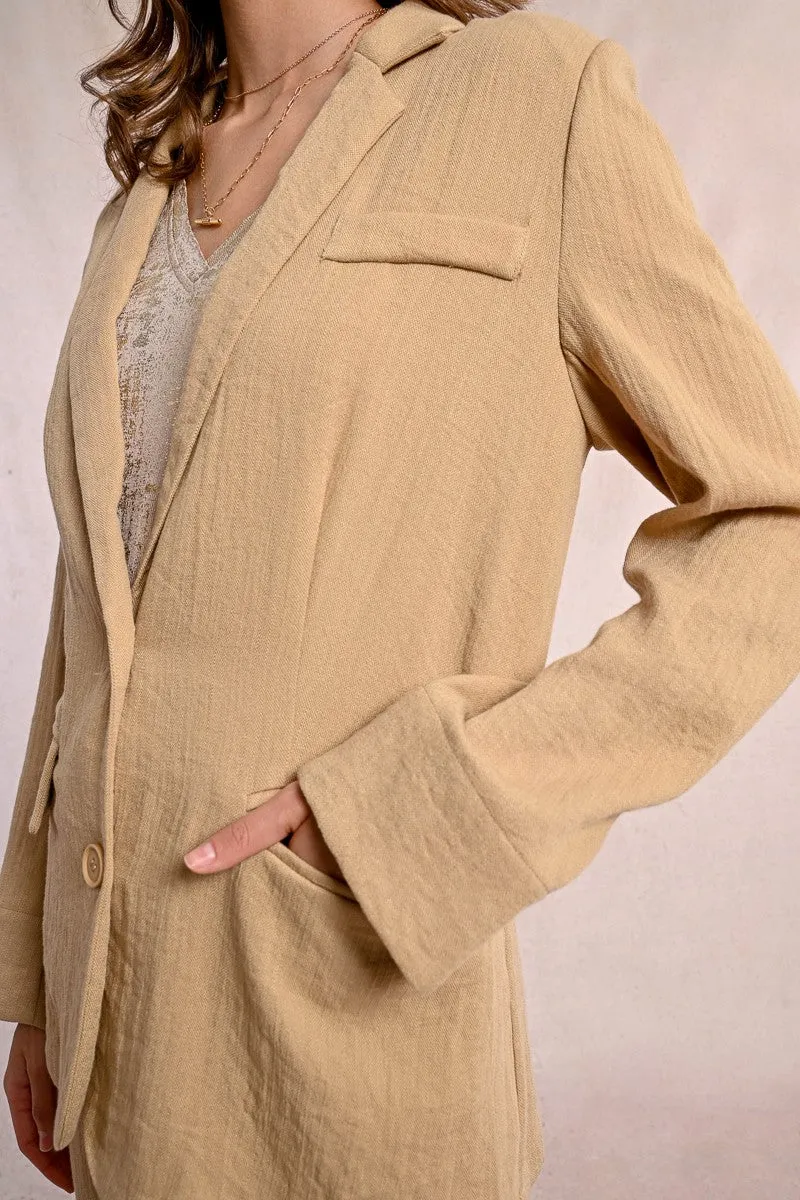 LINEN BLAZER