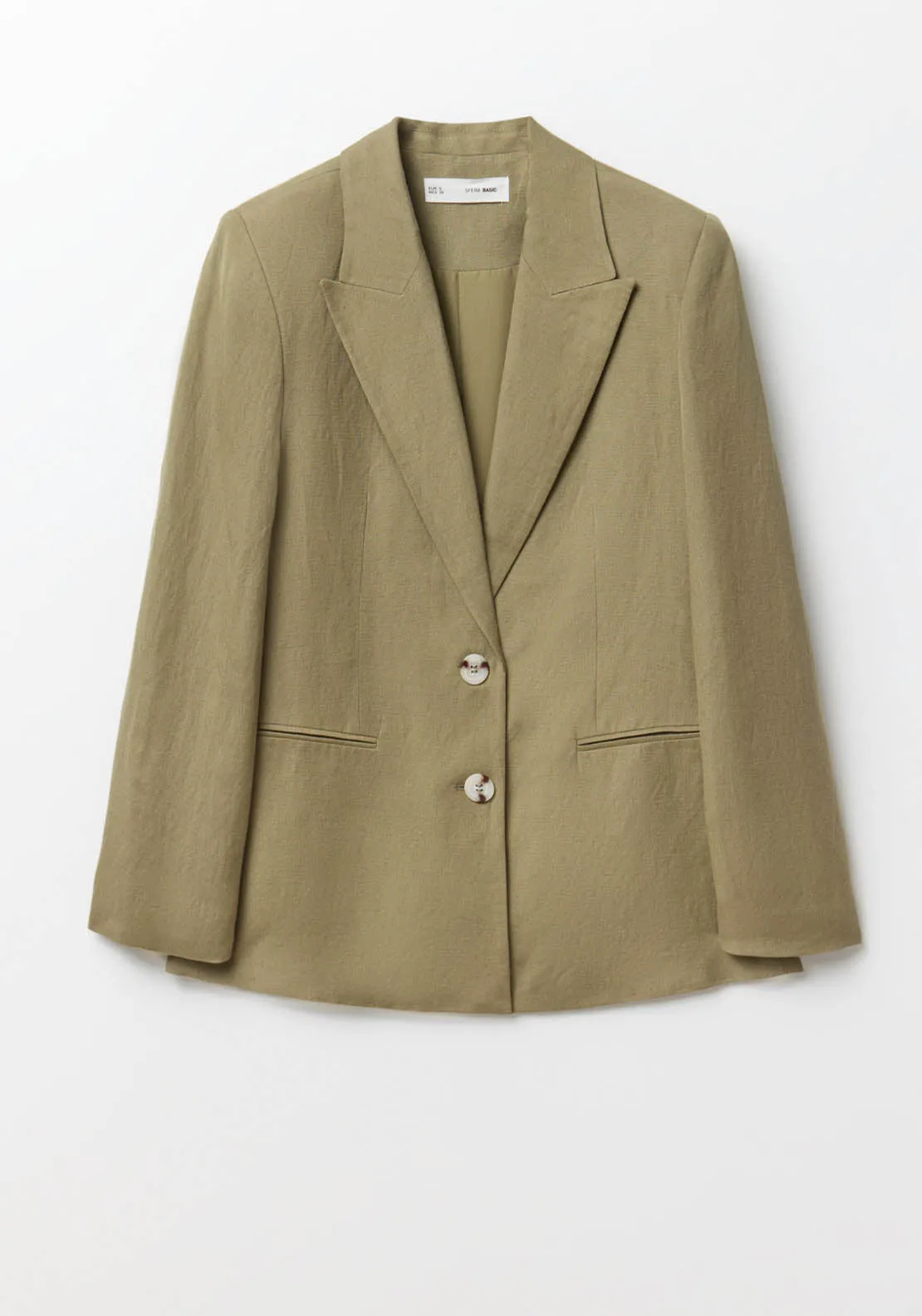 Linen Jacket - Khaki