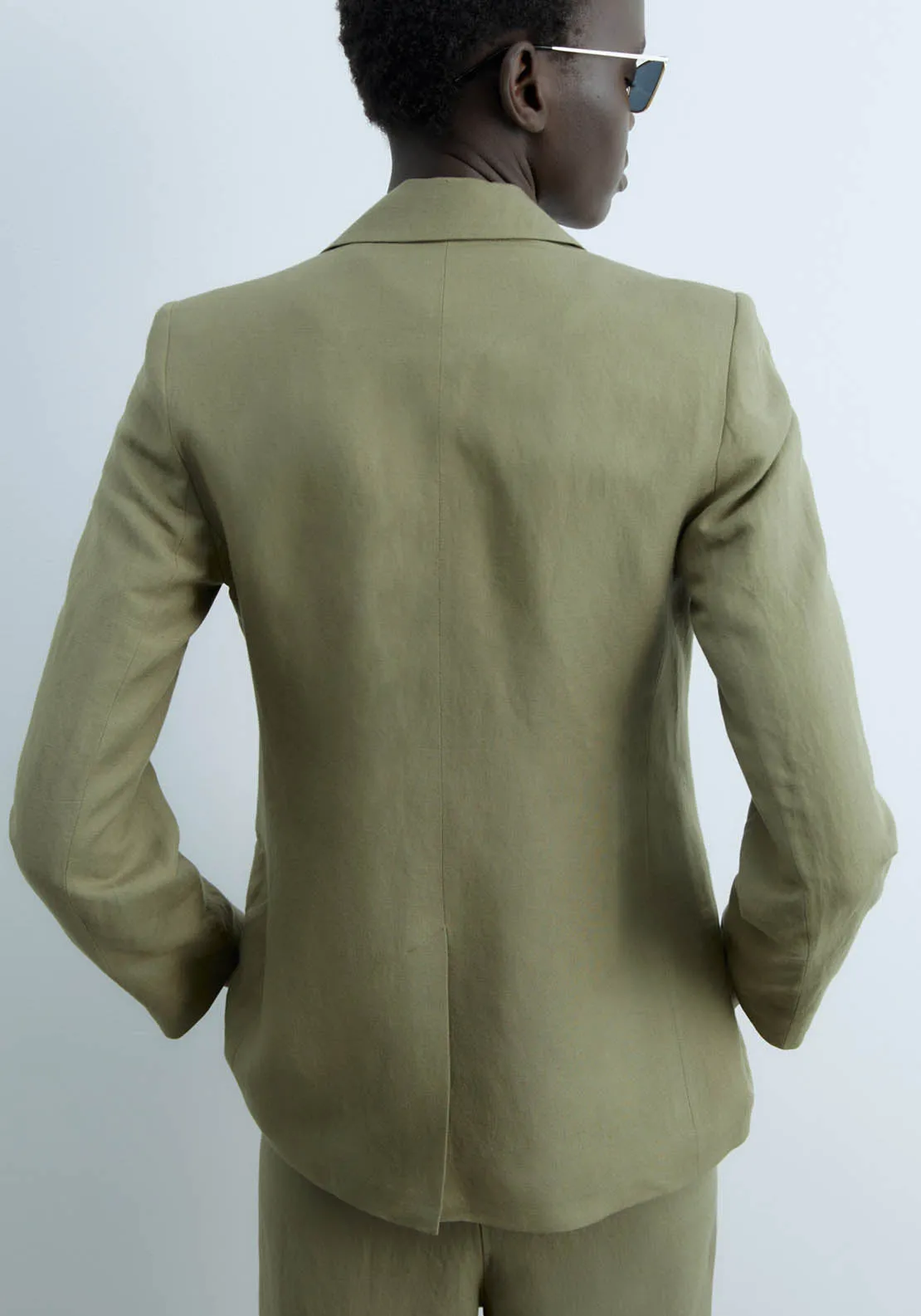 Linen Jacket - Khaki