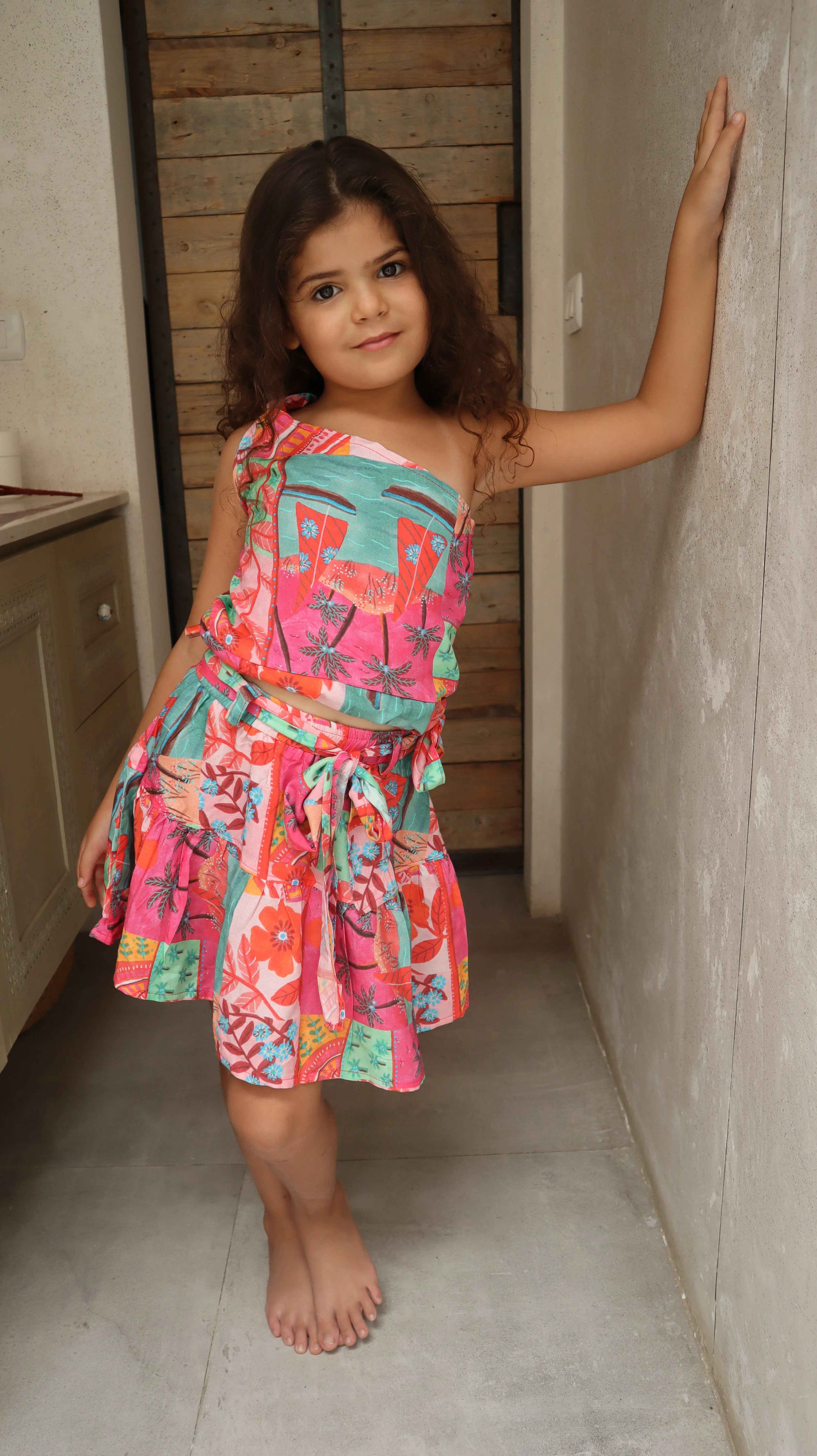 Little Swirlin Knot Skirt In Roeqiya
