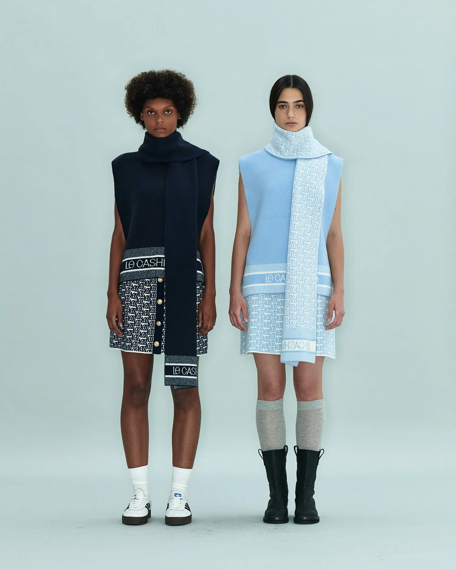 Logo-Jacquard Skirt