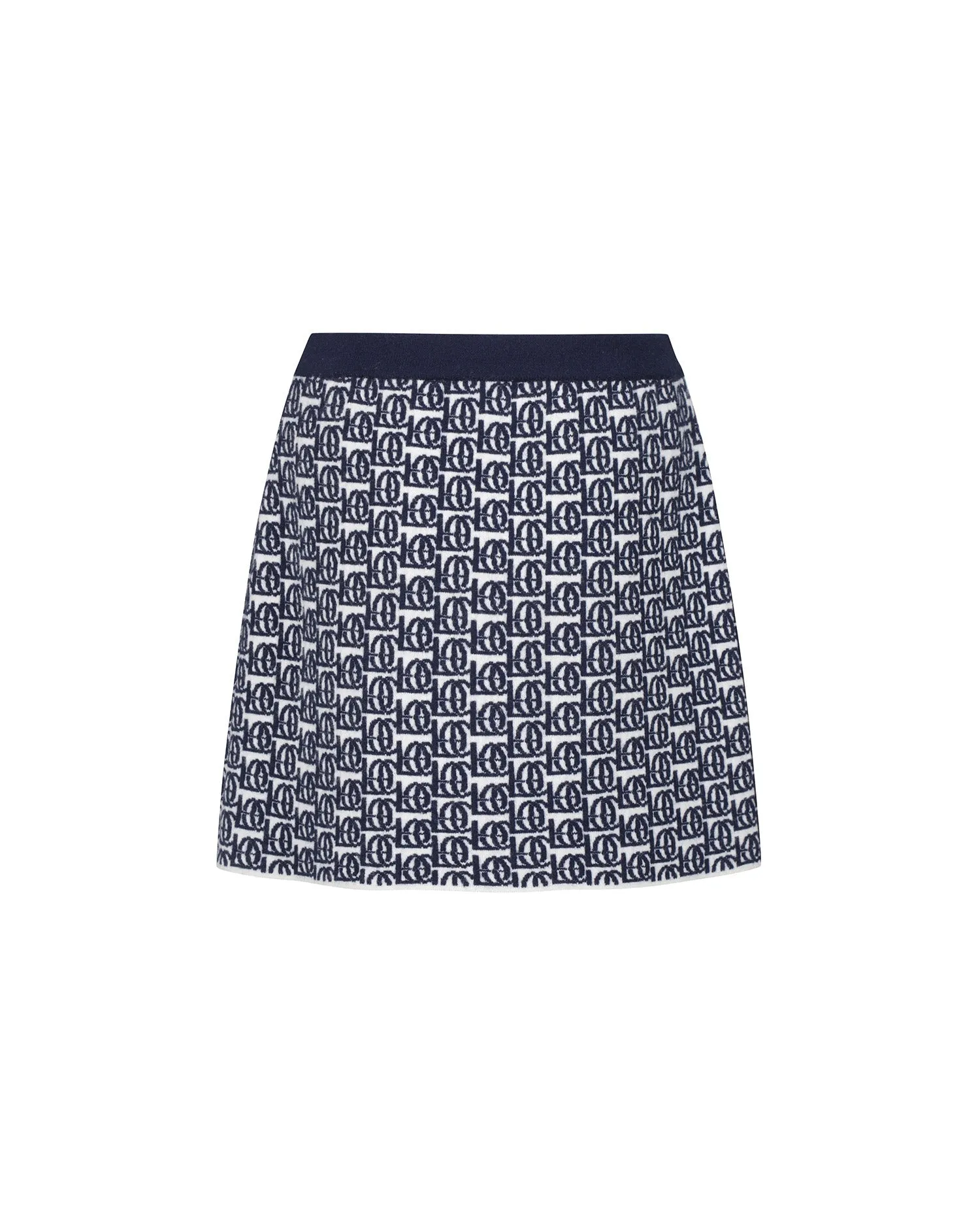 Logo-Jacquard Skirt