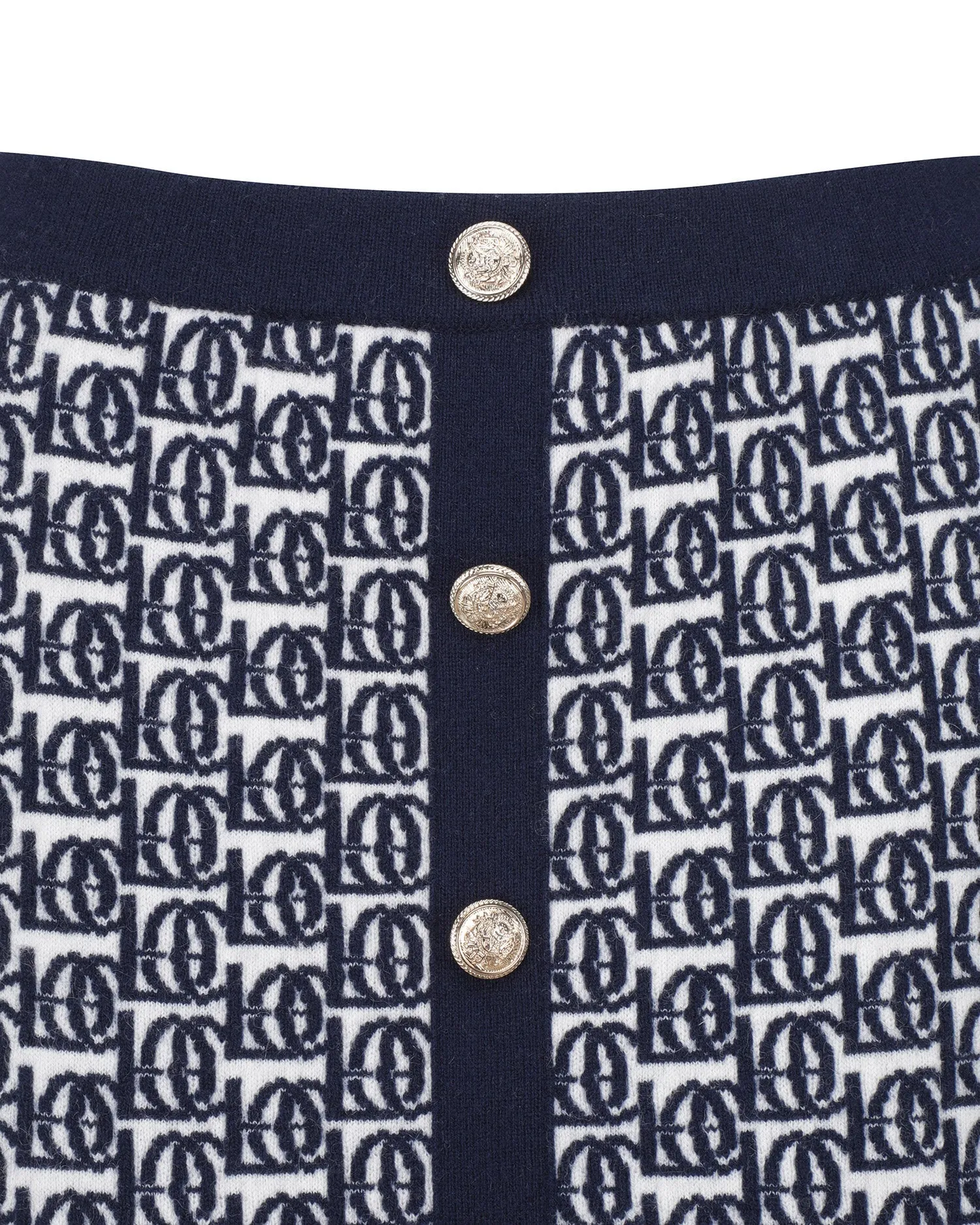 Logo-Jacquard Skirt