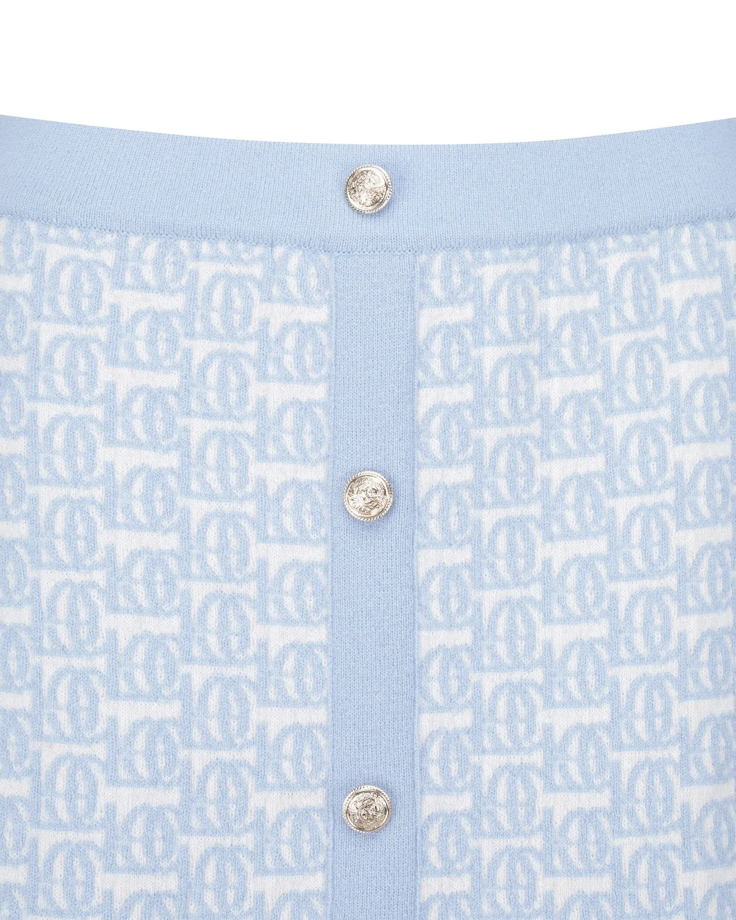 Logo-Jacquard Skirt