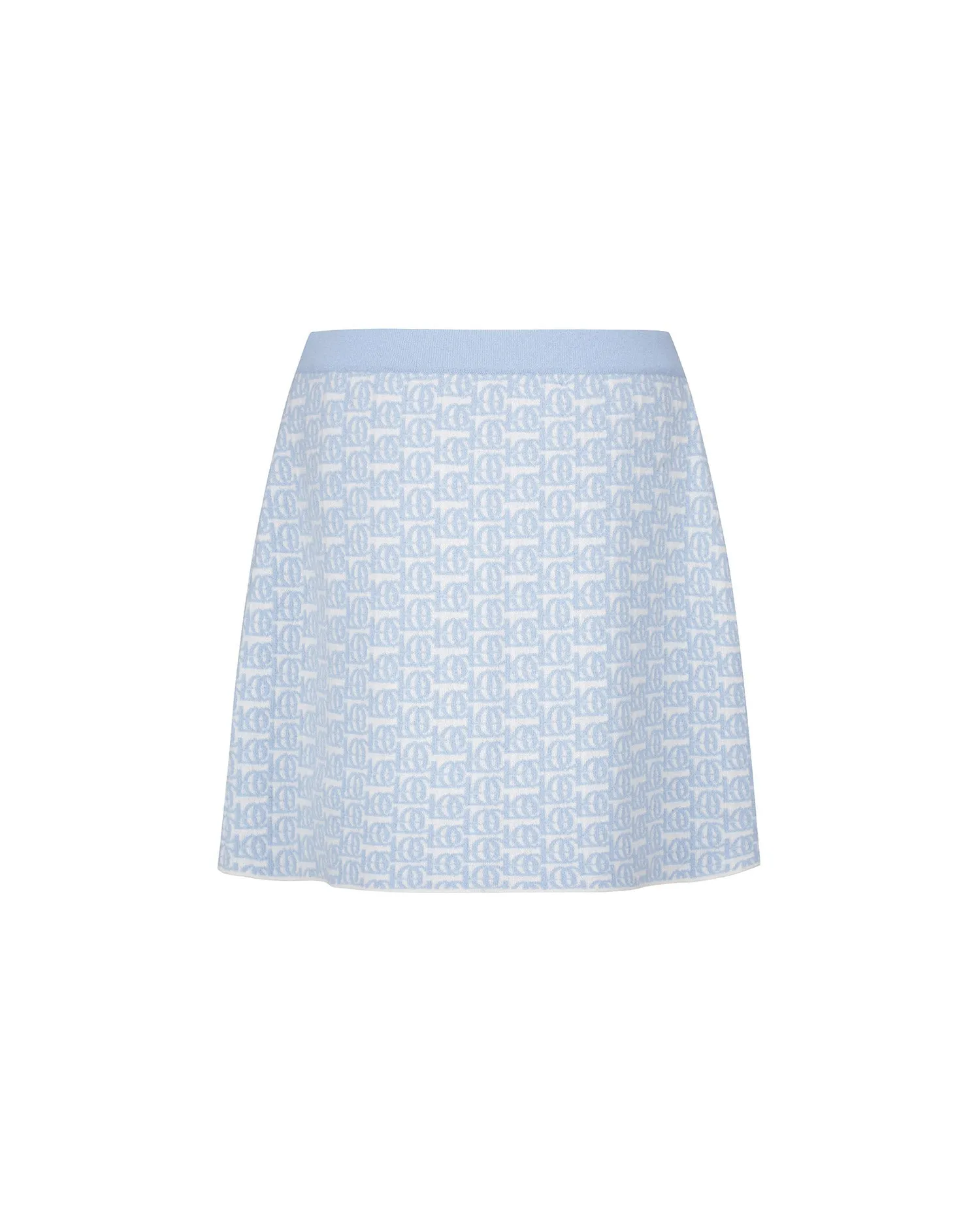 Logo-Jacquard Skirt