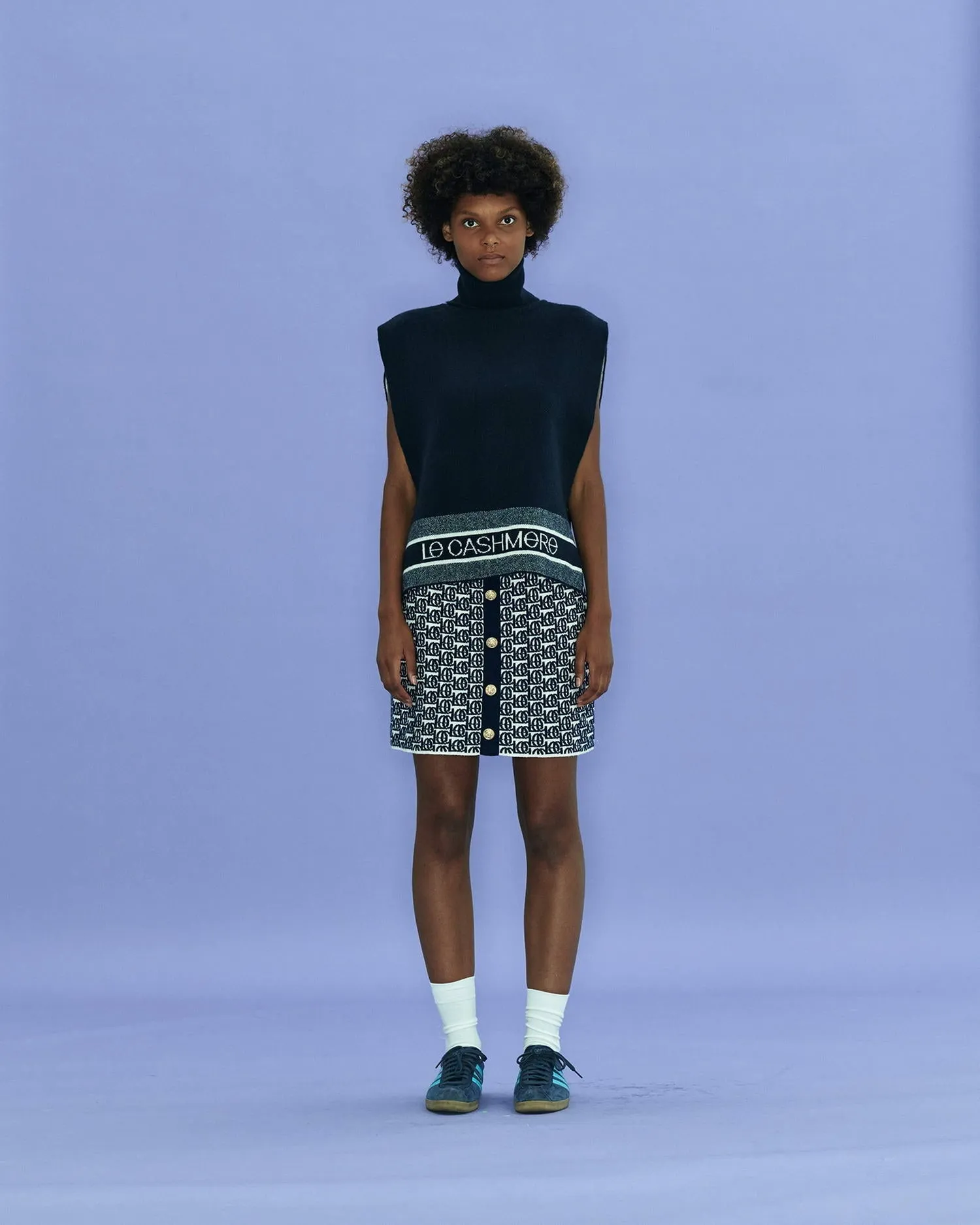 Logo-Jacquard Skirt