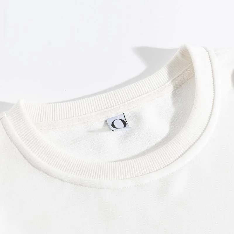 Lovely Christmas O-Neck White Sweater V