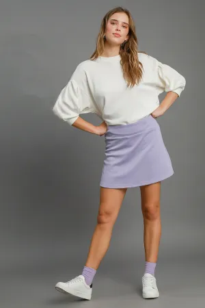 Luxe Knit Mini Skirt