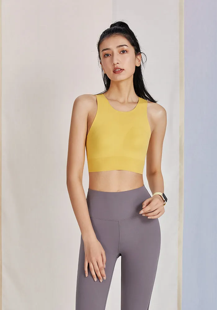 LYCRA®FitSense™素材フリーサイズ トップス スポーツブラ