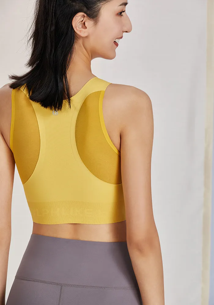 LYCRA®FitSense™素材フリーサイズ トップス スポーツブラ