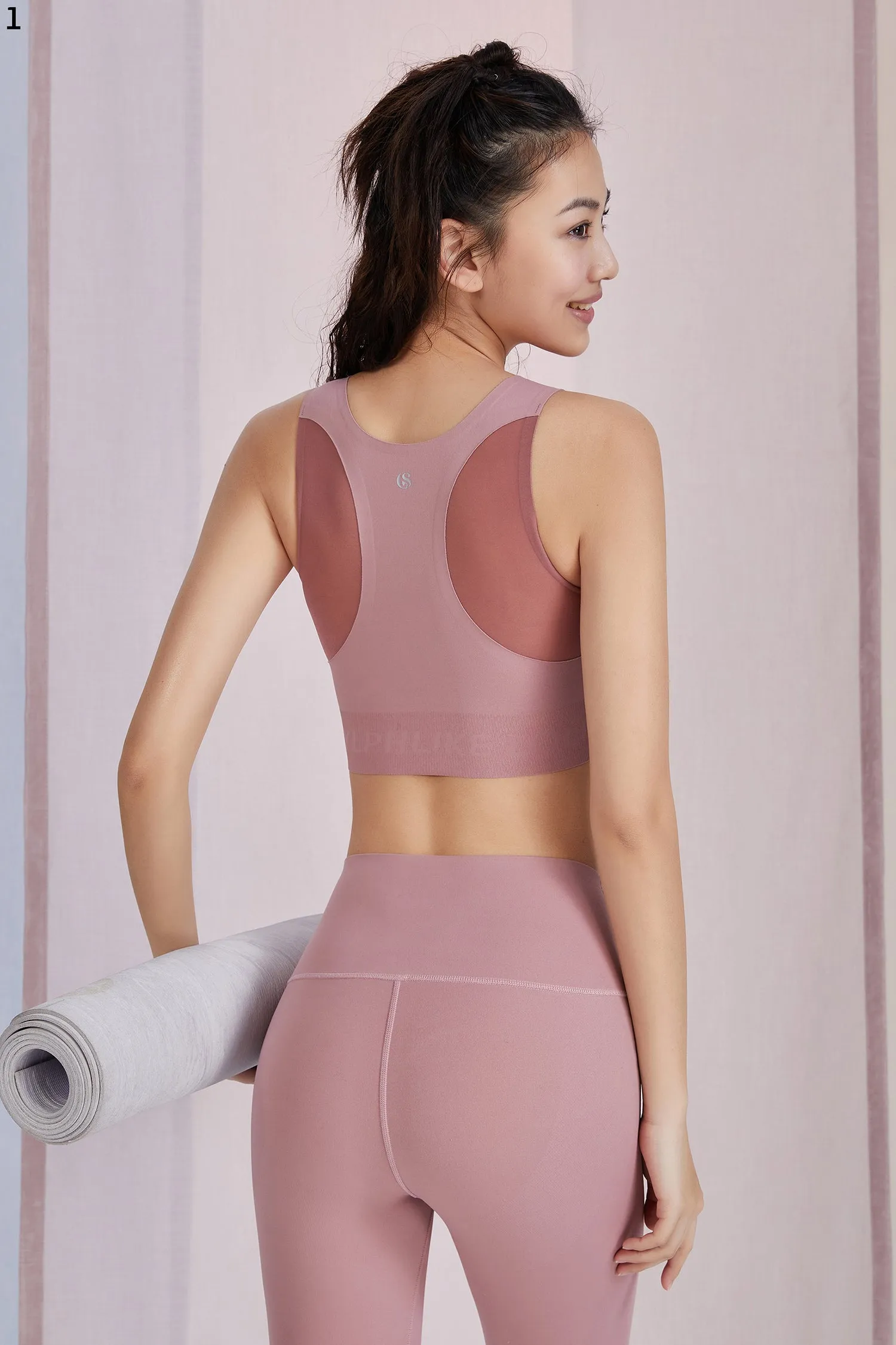 LYCRA®FitSense™素材フリーサイズ トップス スポーツブラ
