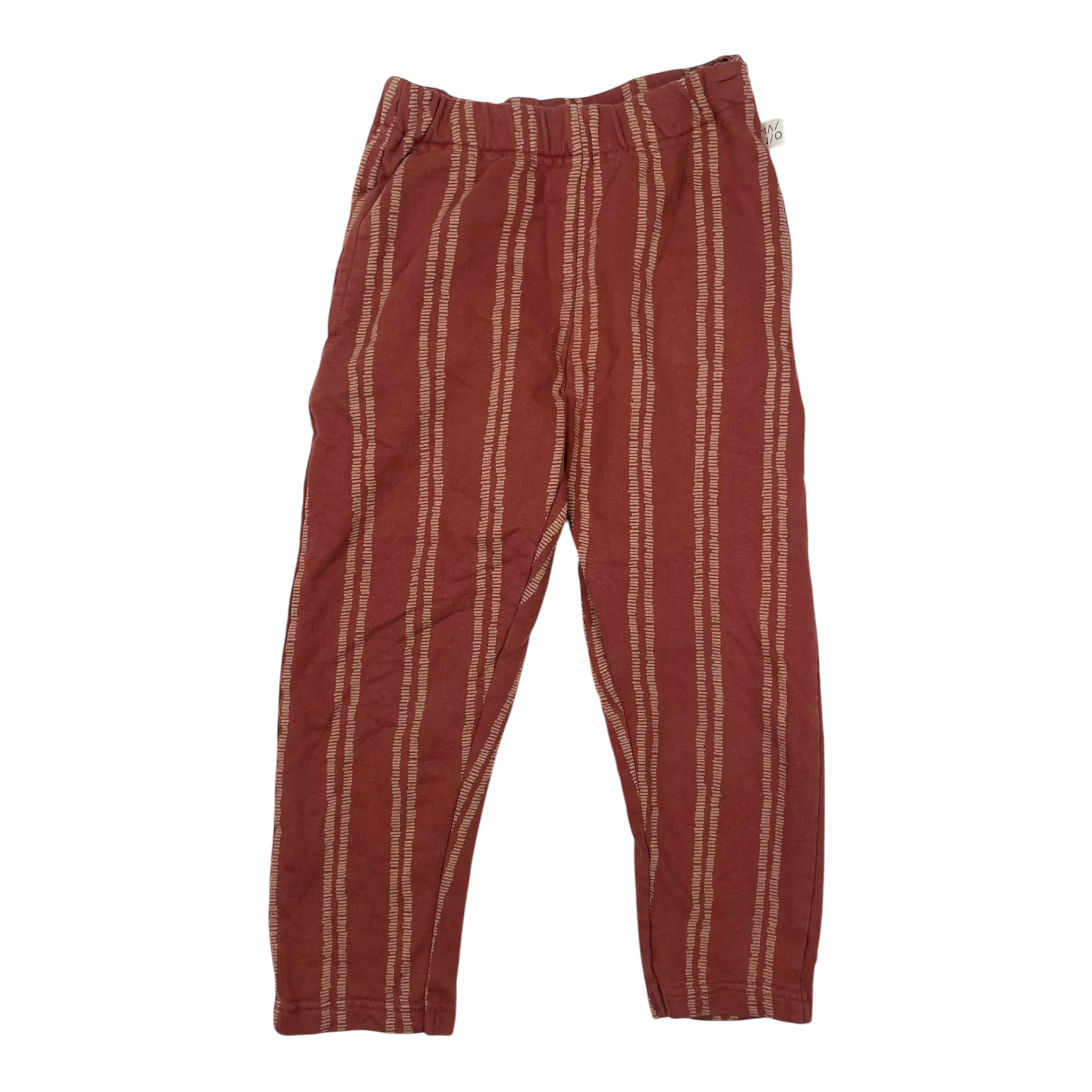 Mainio sweatpants, brick stripes | 98/104cm