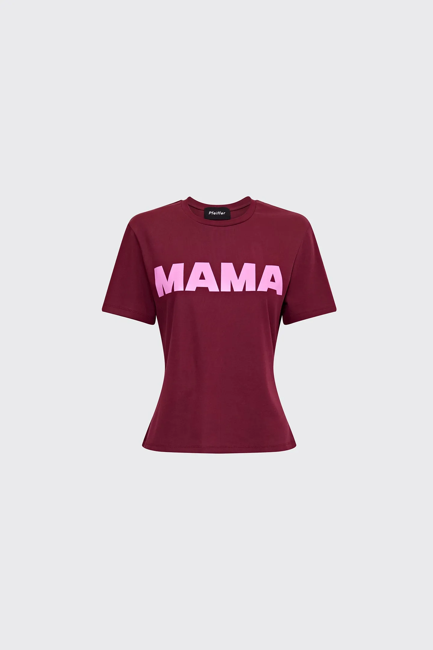 MAMA TEE | BURGUNDY