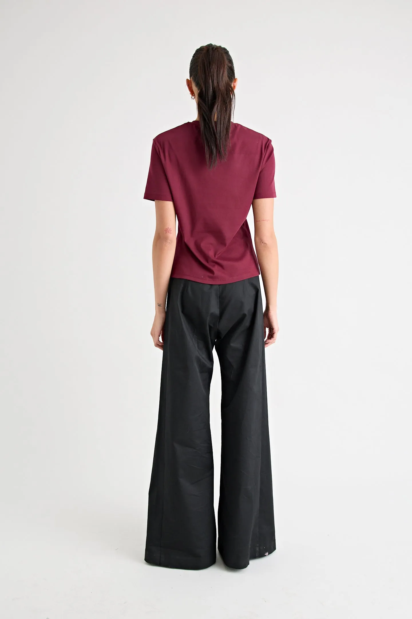 MAMA TEE | BURGUNDY