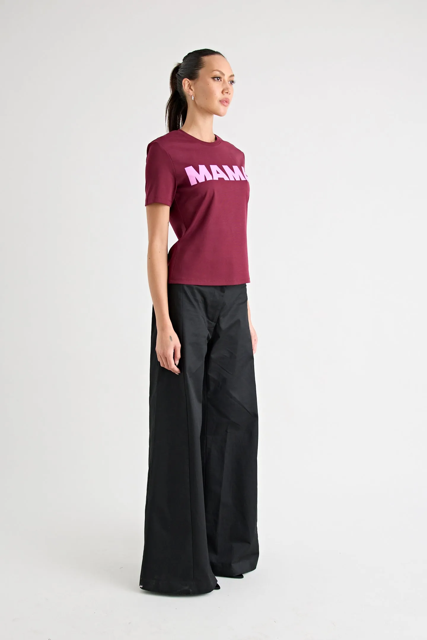 MAMA TEE | BURGUNDY