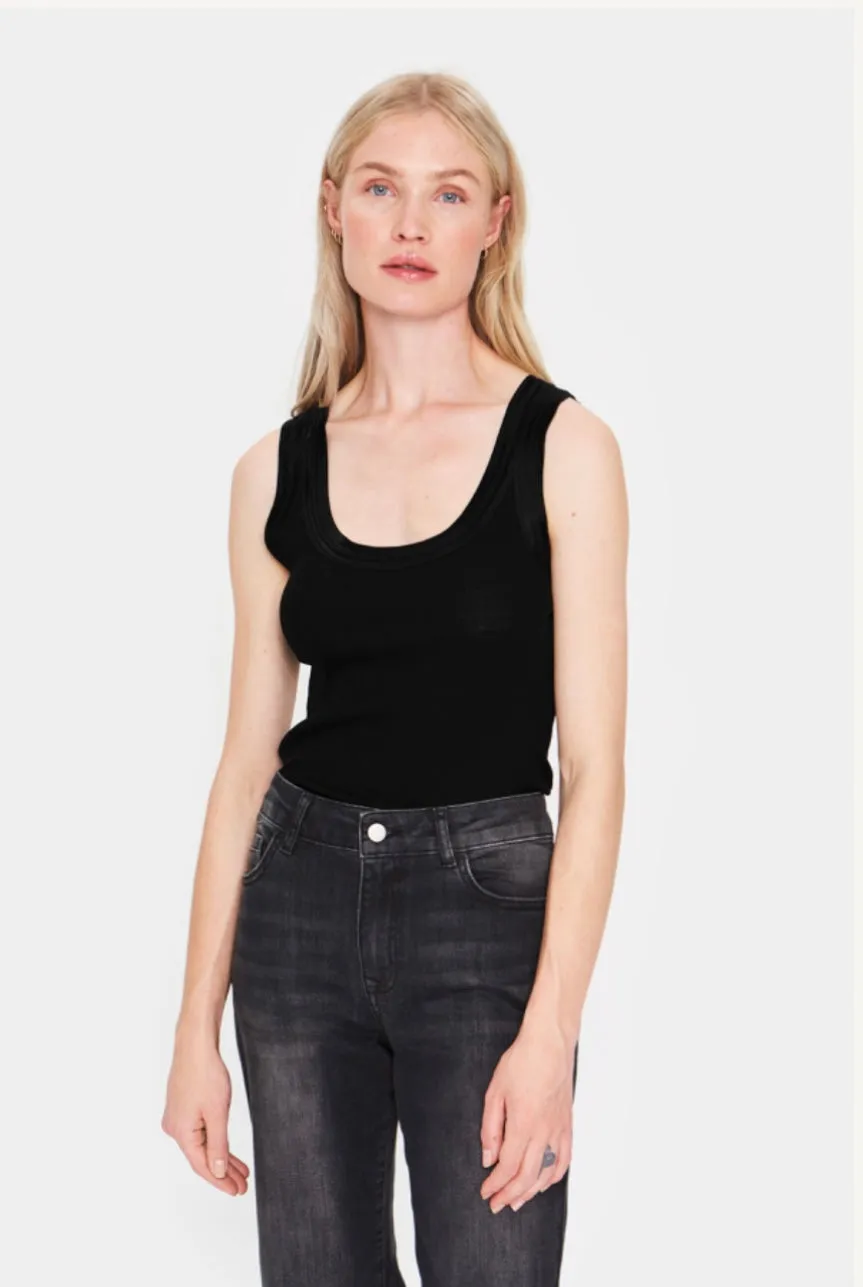 Maya Tank Top - Black