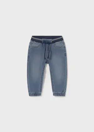 Mayoral Soft Denim Jogger Pants