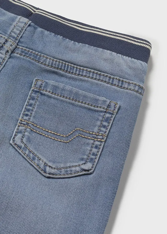 Mayoral Soft Denim Jogger Pants