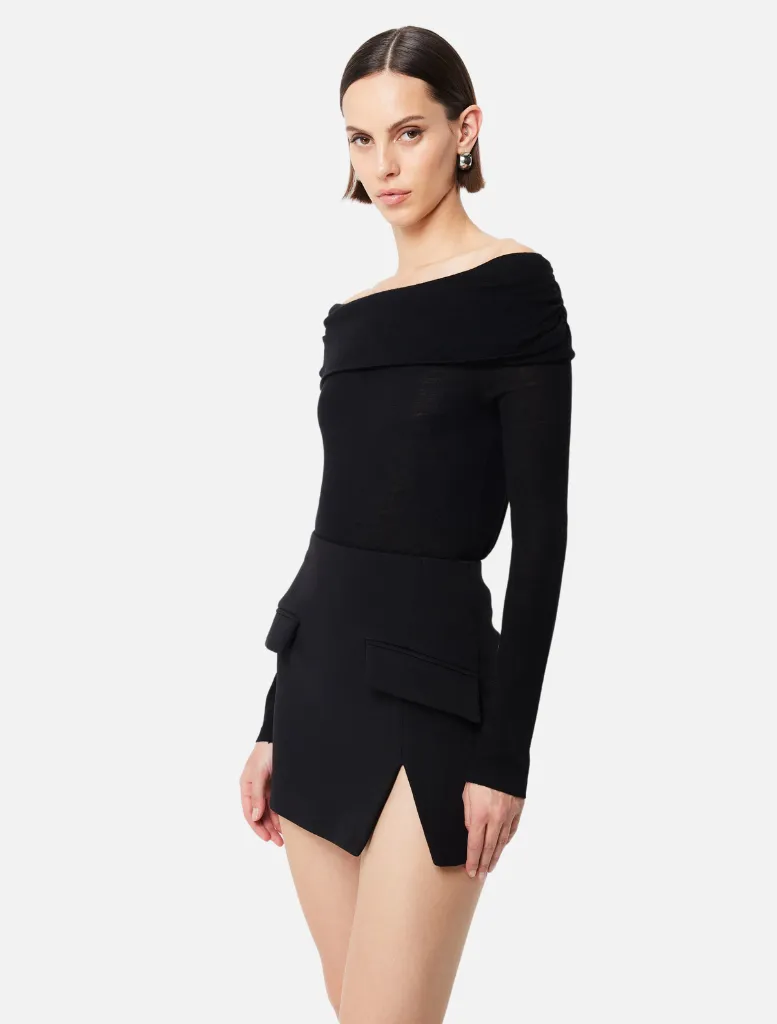 Melrose Mini Skirt - Black