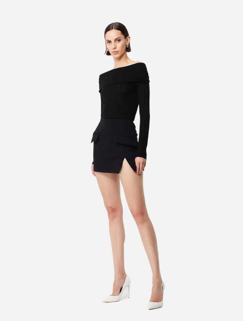 Melrose Mini Skirt - Black