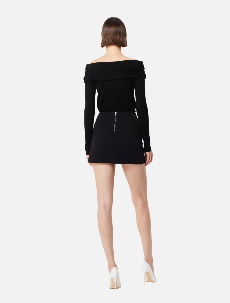 Melrose Mini Skirt - Black