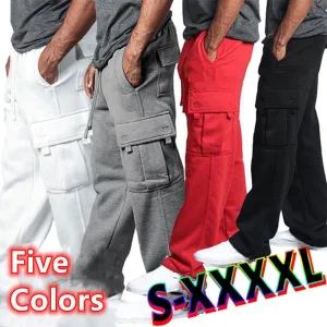 Men's Casual Cargo Sweatpants