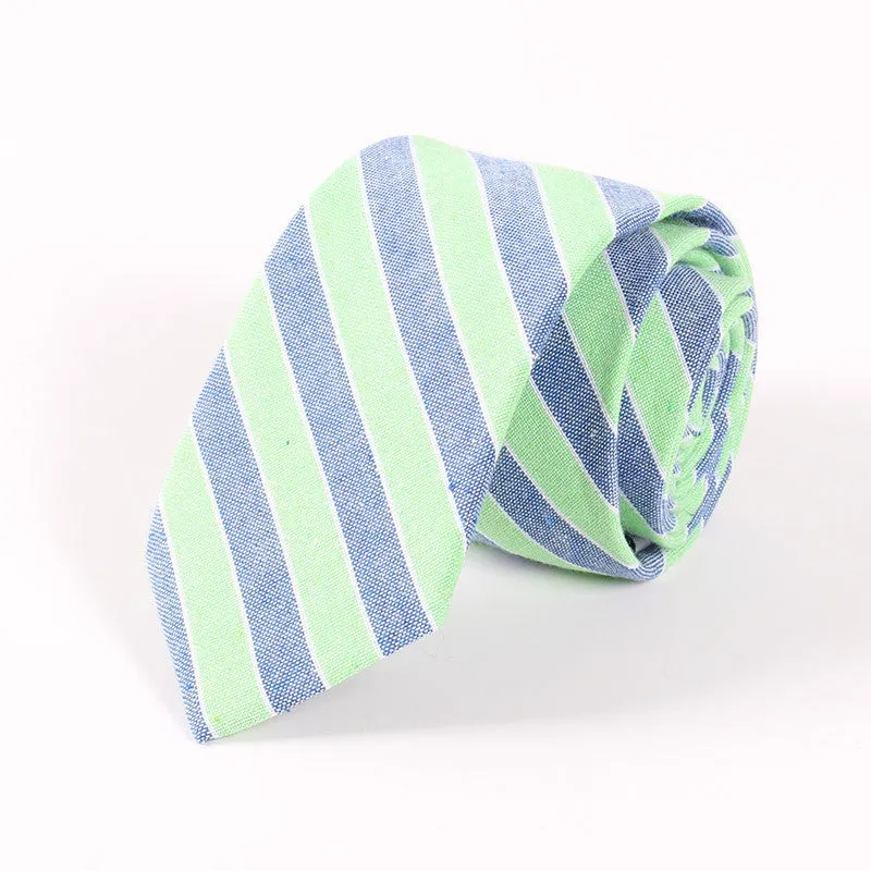 Men's Suit Tie Classic Men's Plaid Necktie Formal Wear Business Bowknots Ties Male Cotton Skinny Slim Ties Cravat
