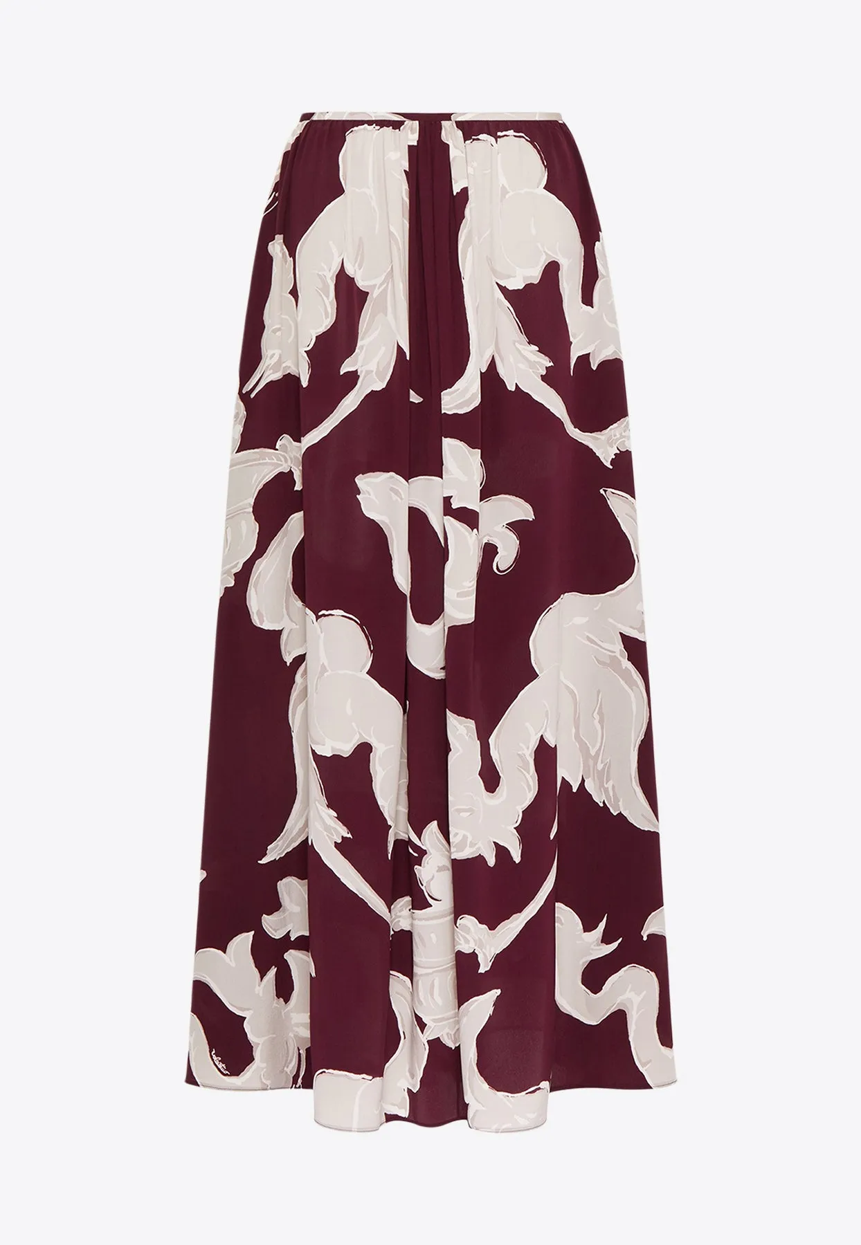Metamorphos Gryphon Print Midi Skirt