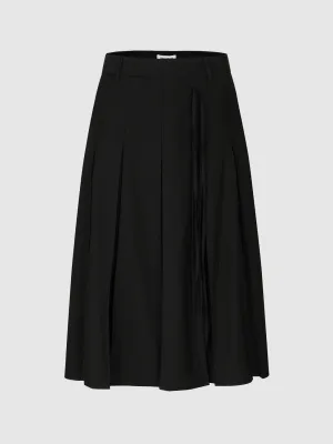 Midi A-Line Skirt