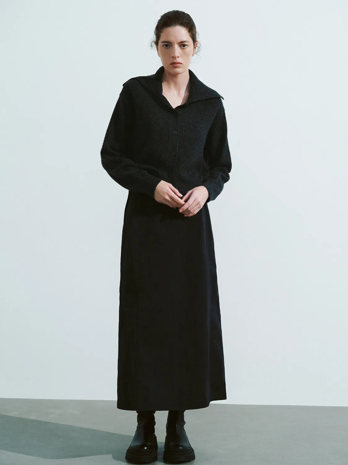 Midi A-Line Skirt