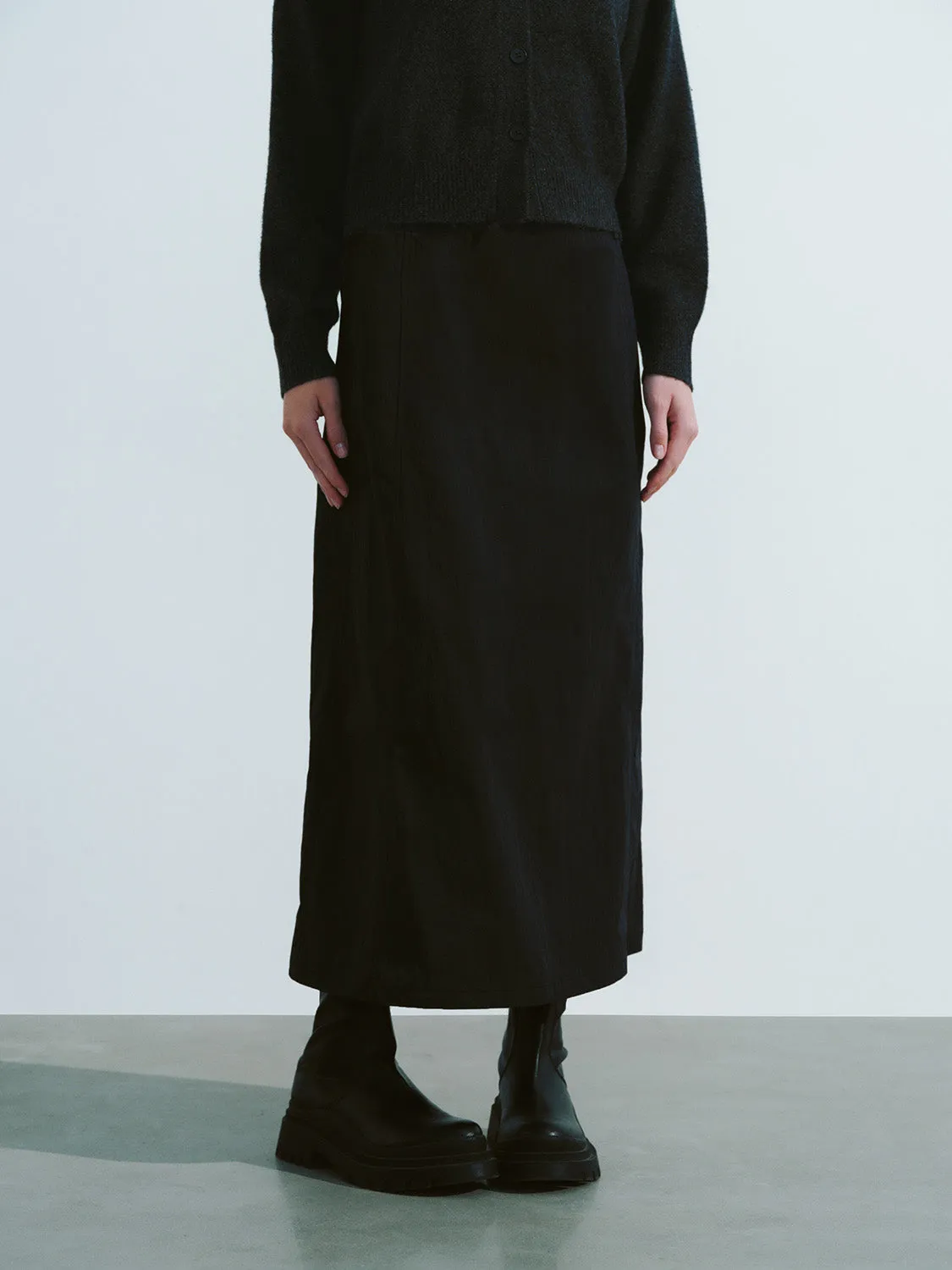 Midi A-Line Skirt