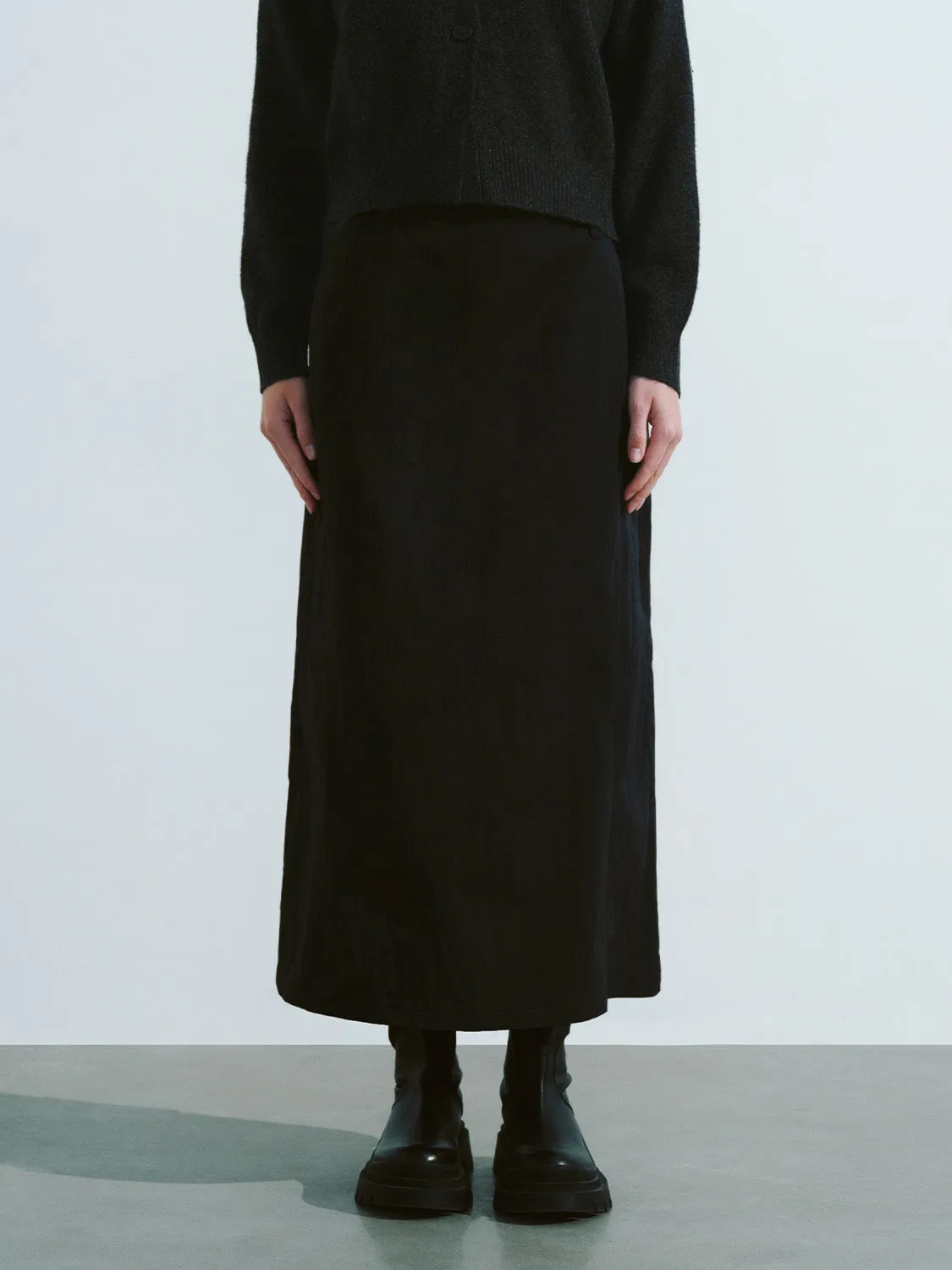 Midi A-Line Skirt