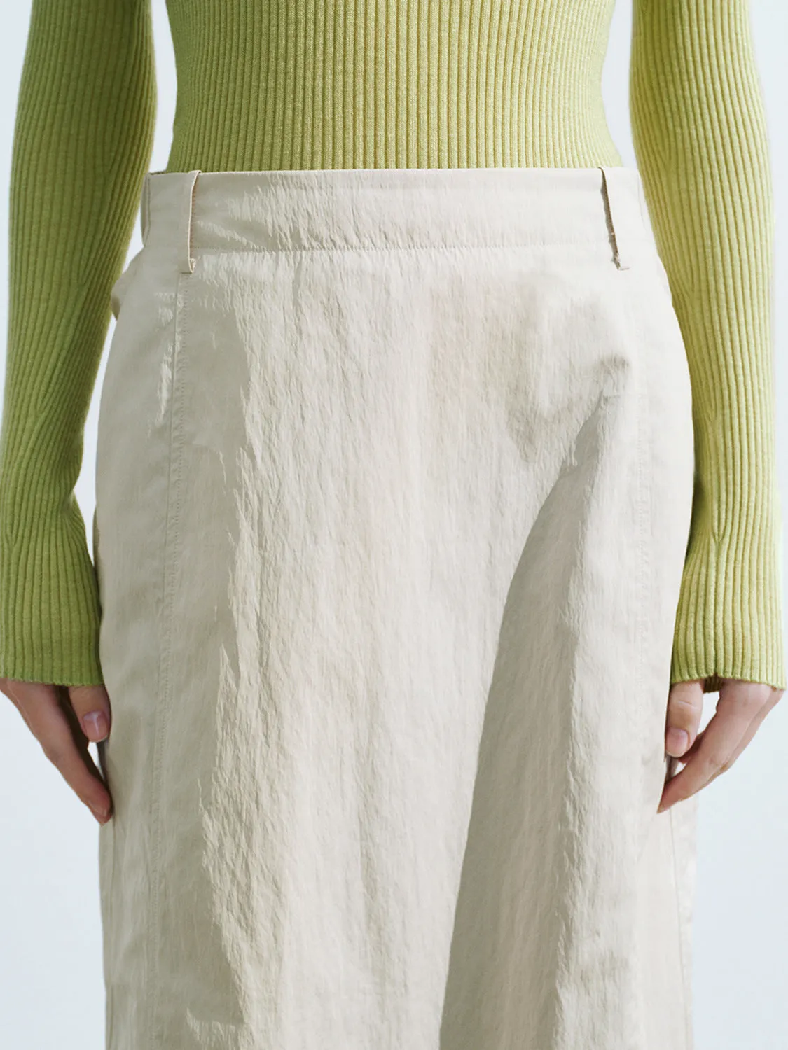 Midi A-Line Skirt