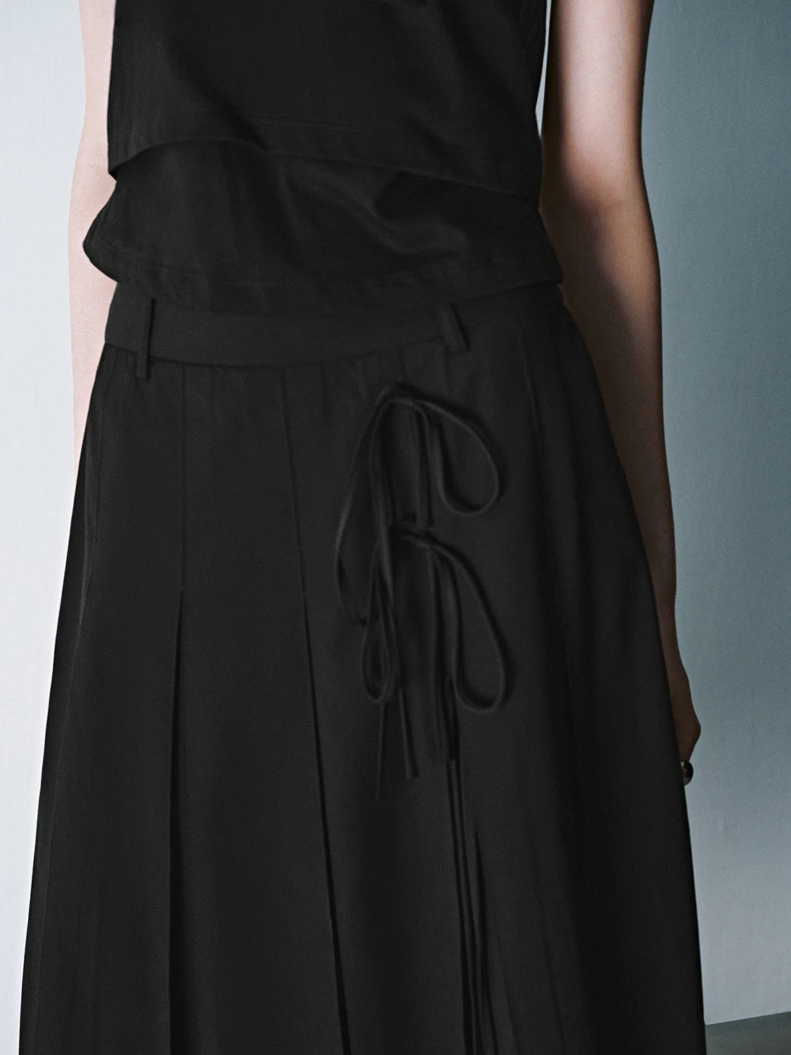 Midi A-Line Skirt