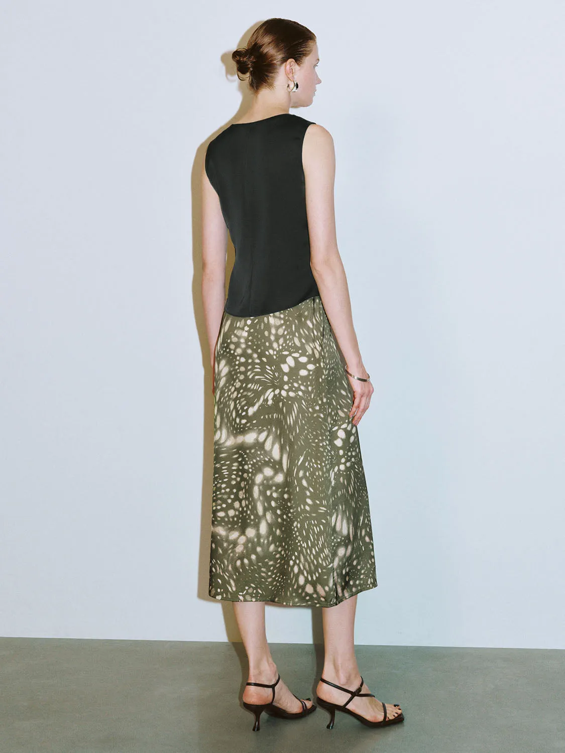 Midi A-Line Skirts