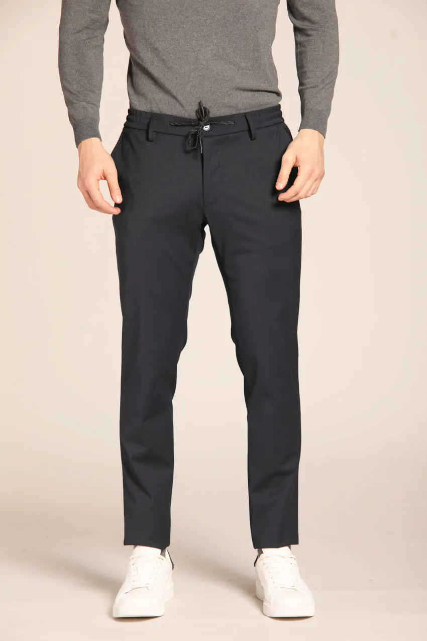 Milano Jogger men's chino pants in wool with extra slim fit