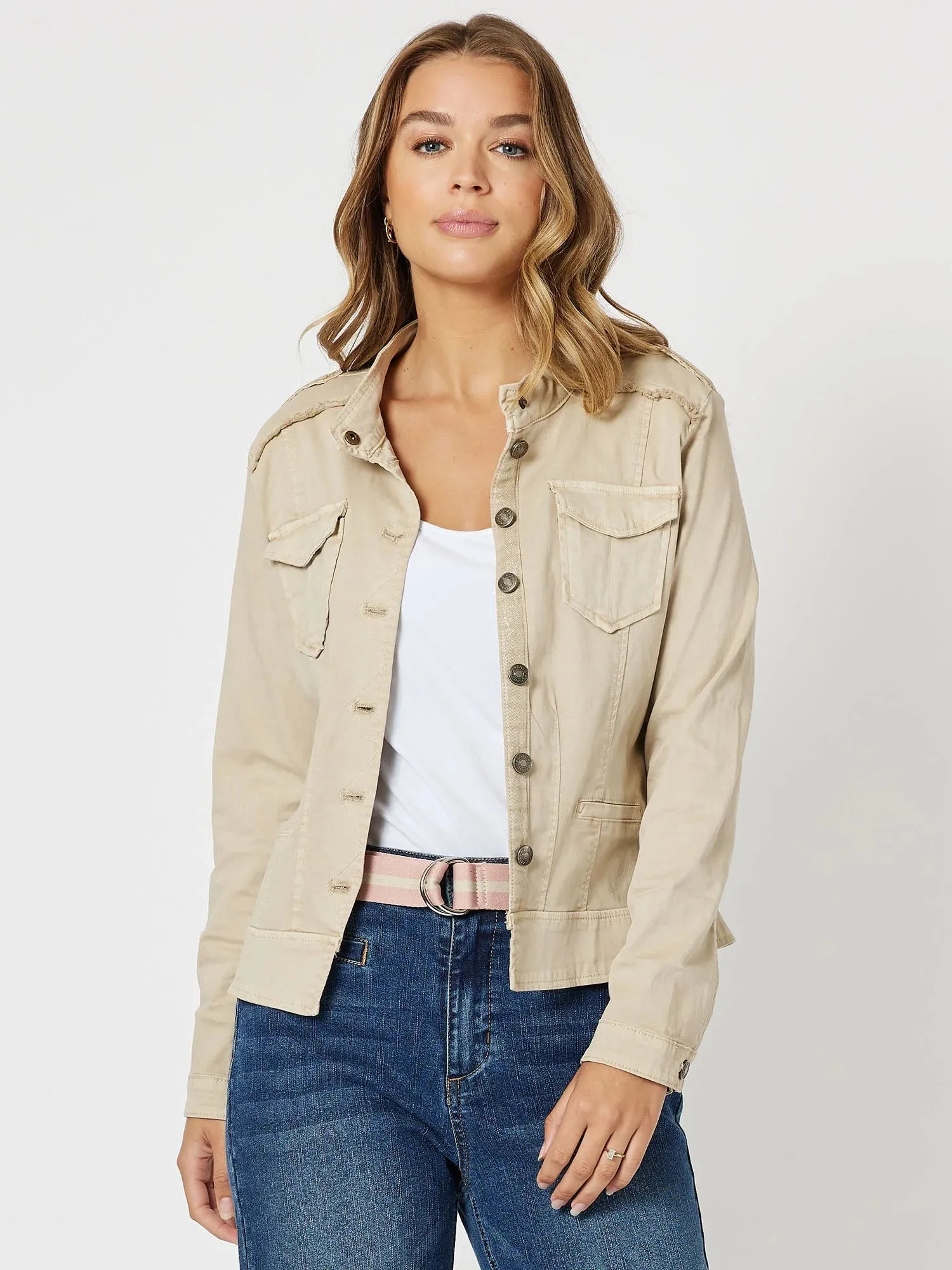 Military Denim Jacket