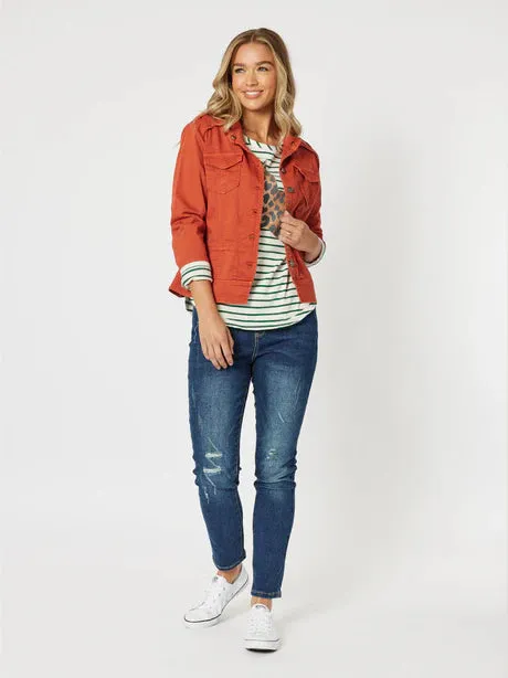 Military Denim Jacket