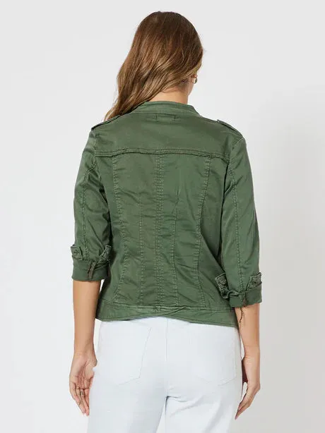 Military Denim Jacket