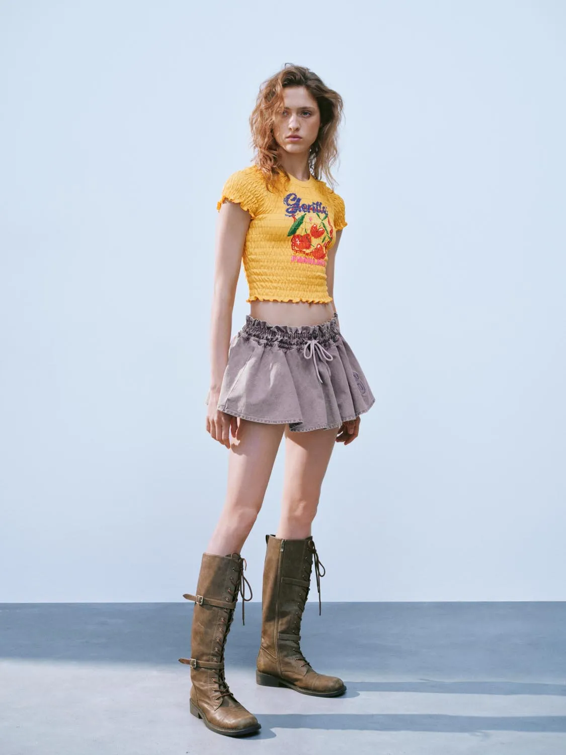 Mini Denim Skirts