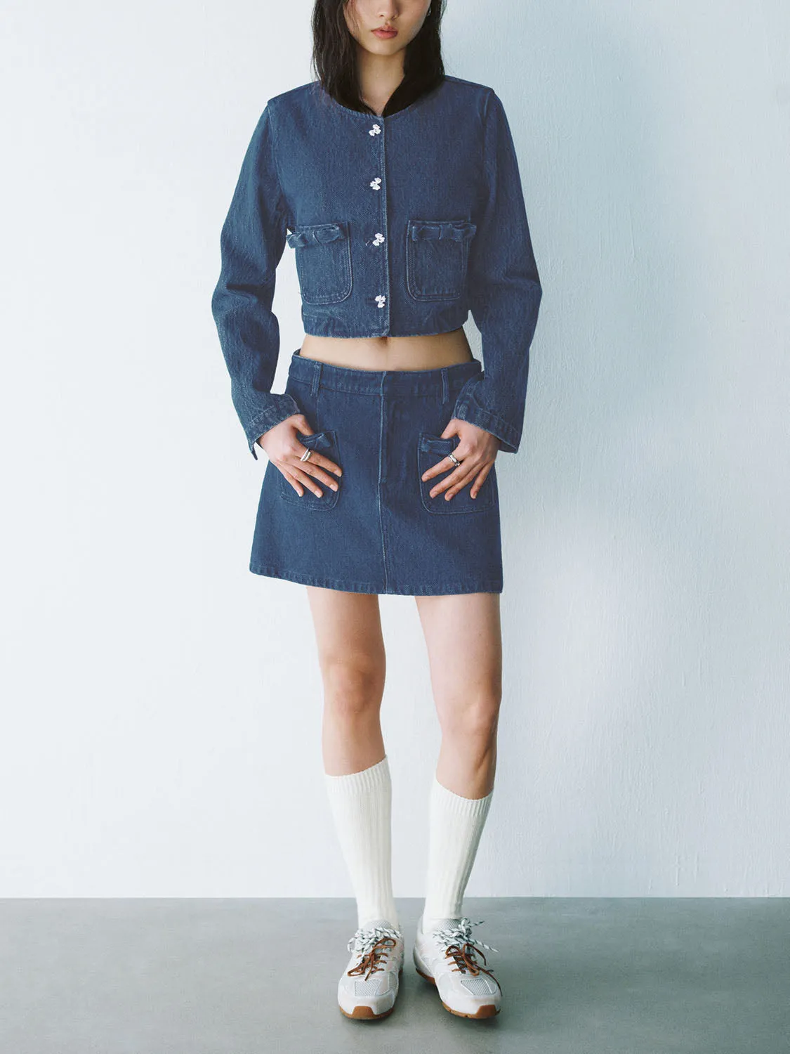 Mini Denim Skirts