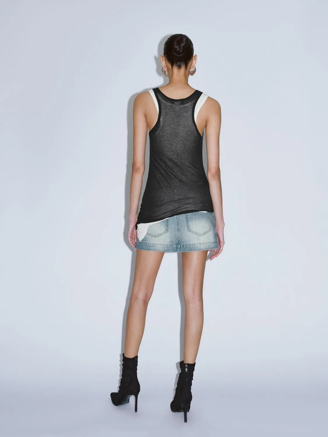 Mini Denim Skirts