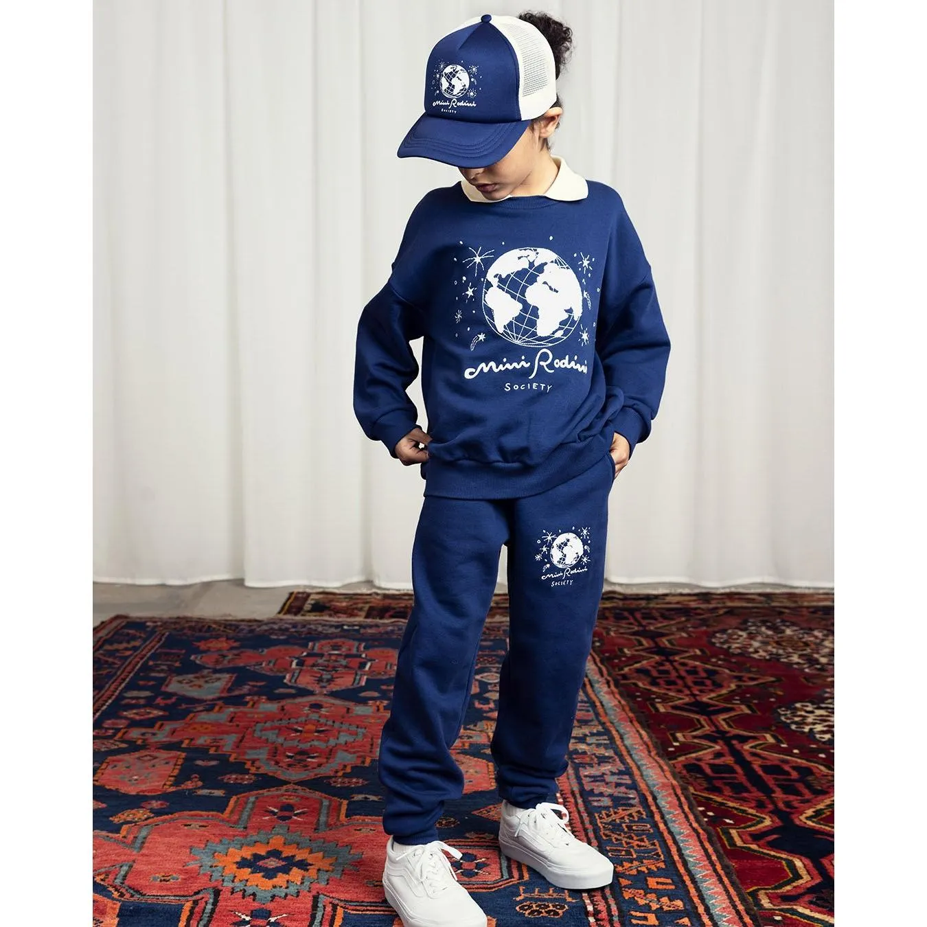 Mini Rodini Society Emb Sweatpants