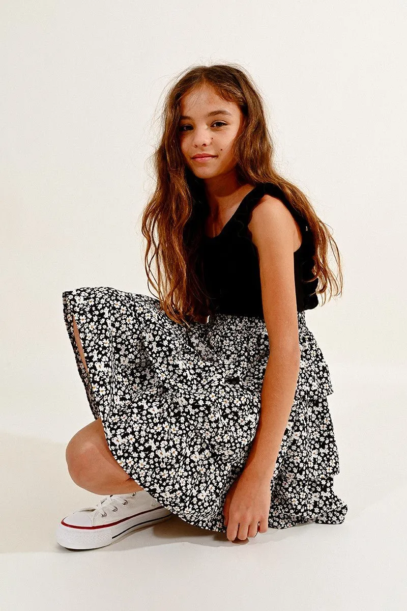 MINI RUFFLED SKIRT