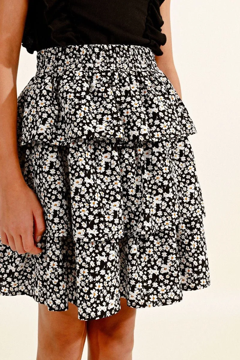 MINI RUFFLED SKIRT