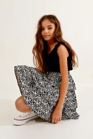MINI RUFFLED SKIRT