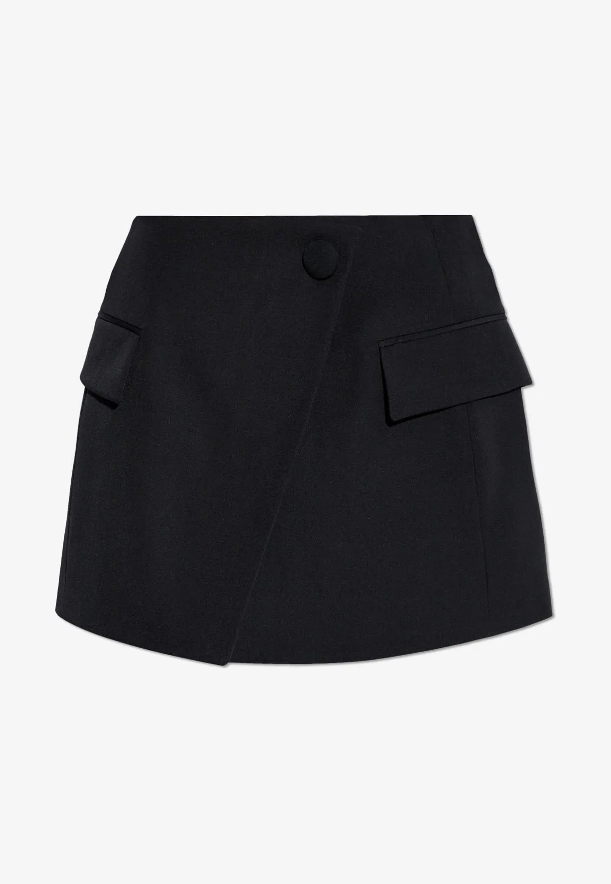 Mini Silk Wrap Skirt