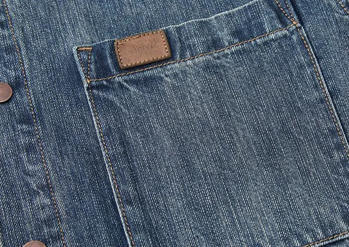Minimalist Gradient Denim Denim Jacket for Stylish Men