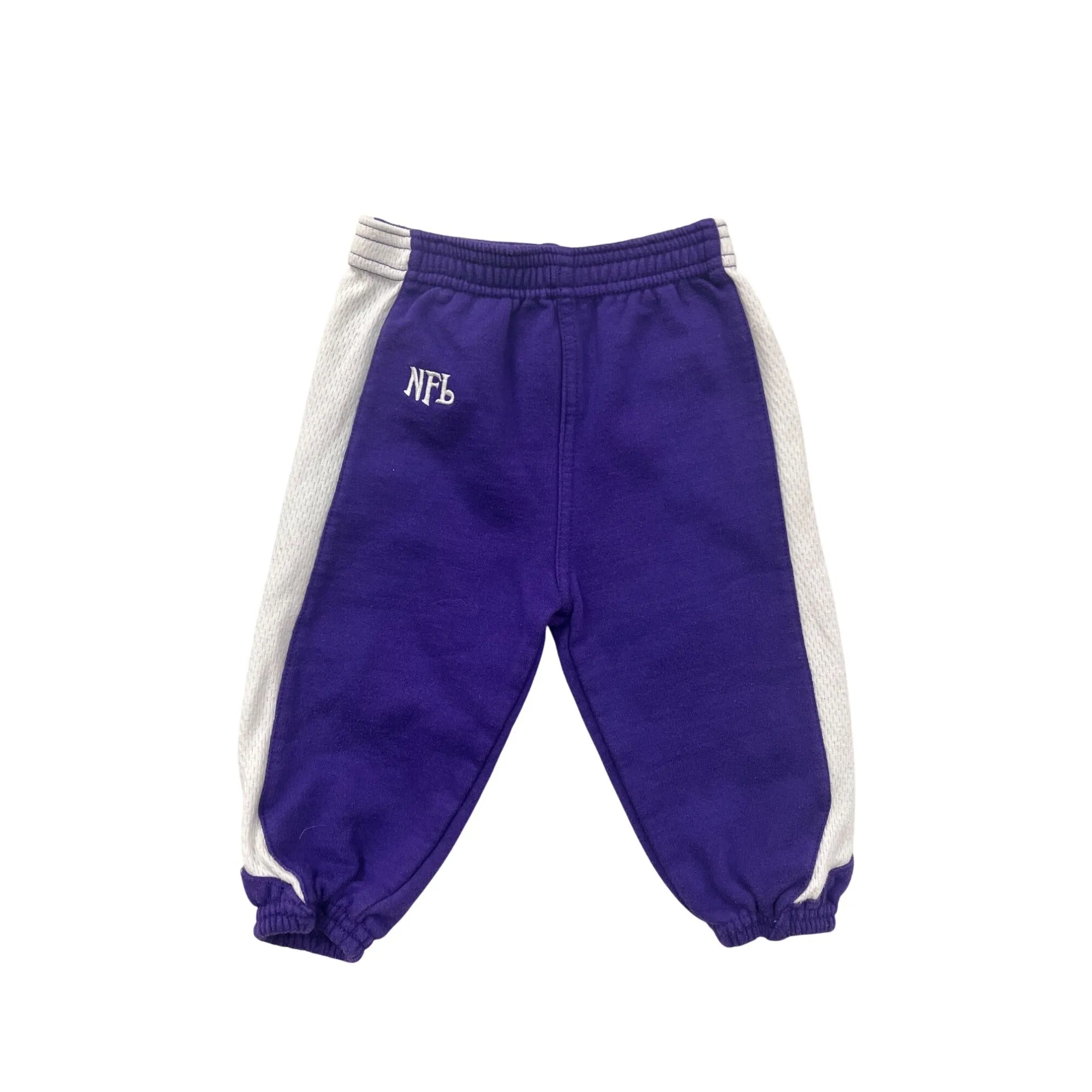 Minnesota Vikings NFL Baby Purple & White Sweatpants 6-9M #6447